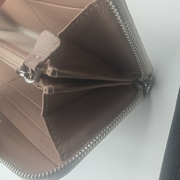 Jimmy Choo Filipa Star Metallic Silver Studded Zip Long Wallet (VERY GOOD)✨️ - Picture 11 of 13